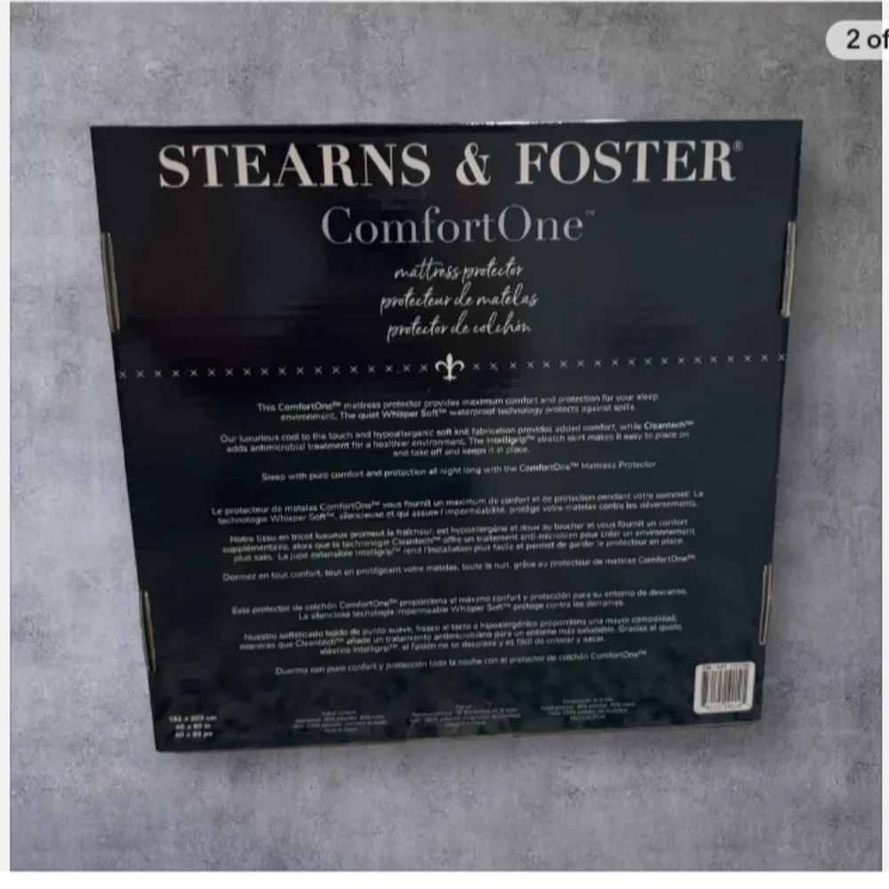- Stearns & foster mattress protector